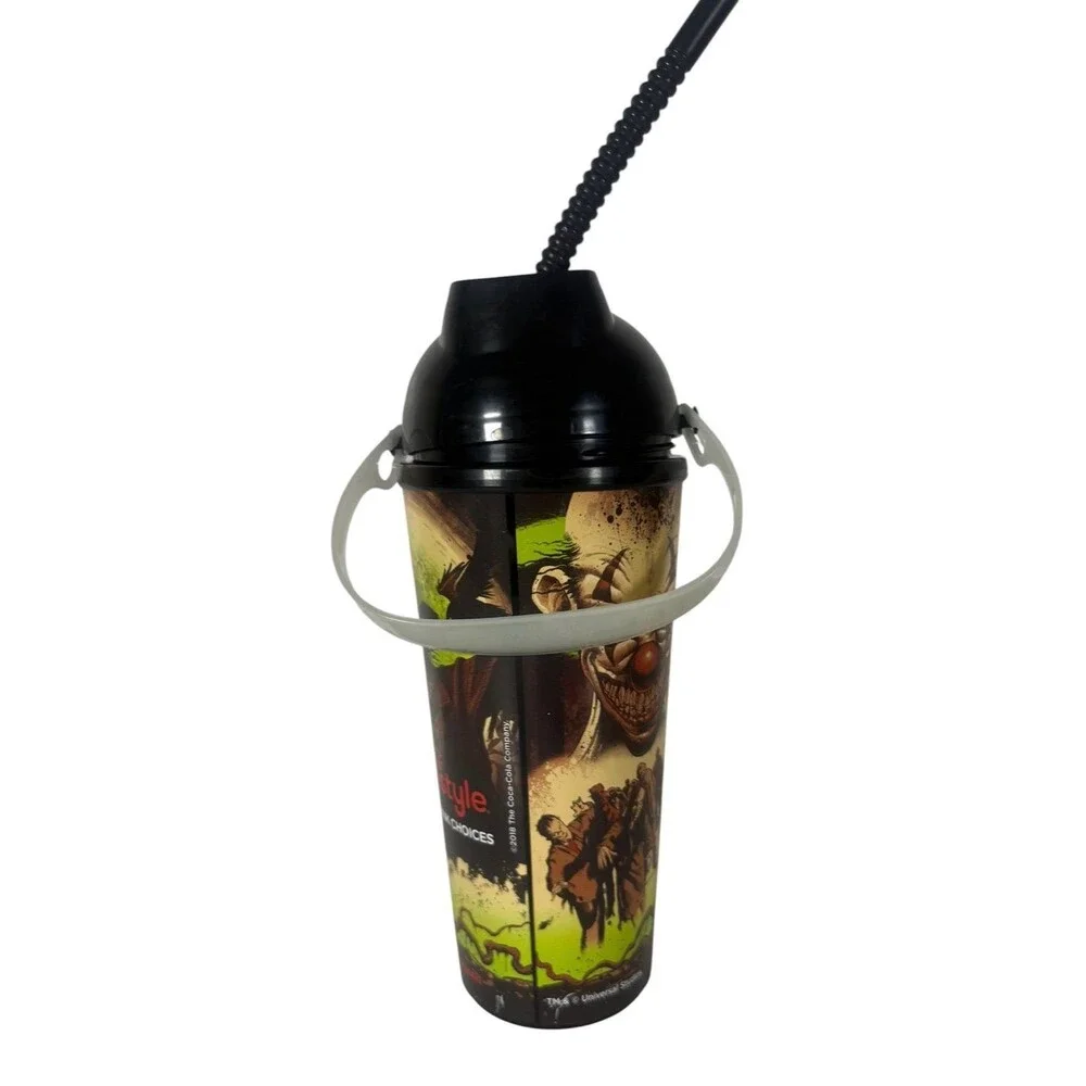 Universal Halloween Horror Nights Studio 2018 Cup lid straw walking dead zombies